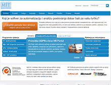 Tablet Screenshot of mit-software.hr